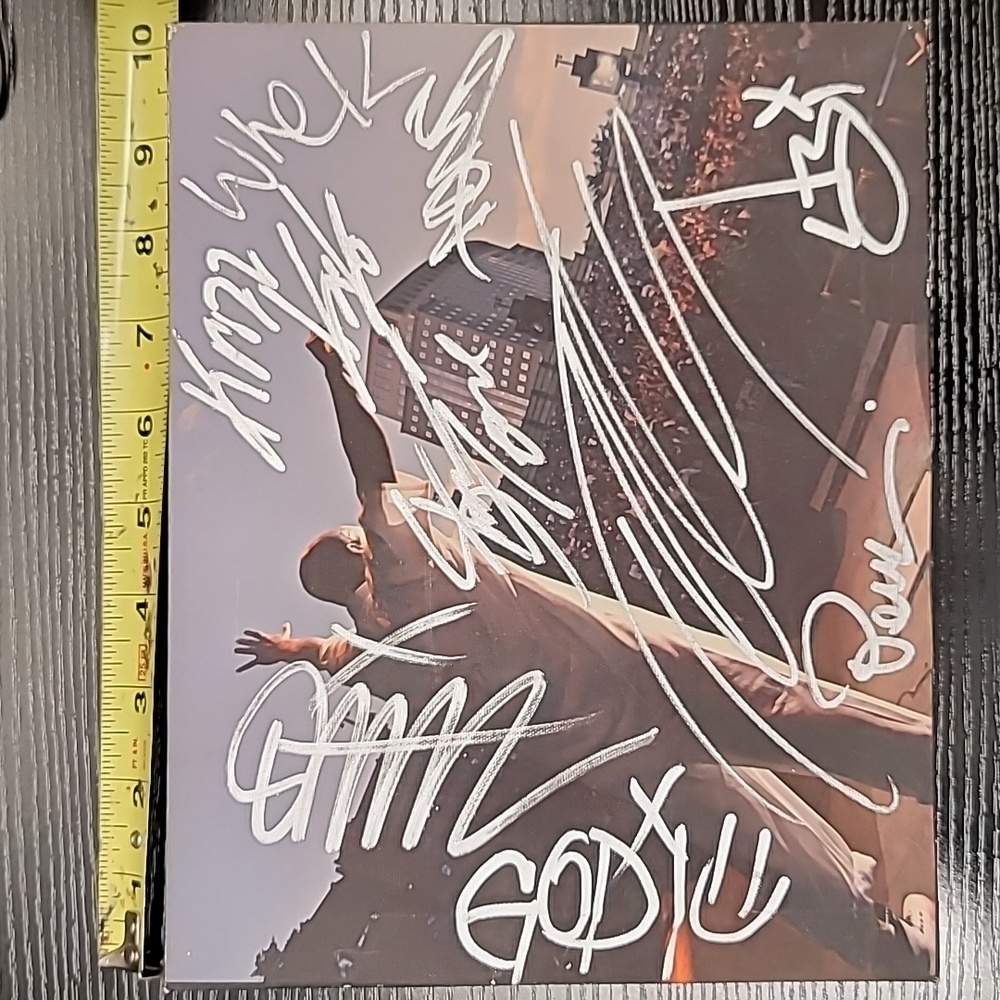Autogtaphed Strange Music canvas VIP 2016
